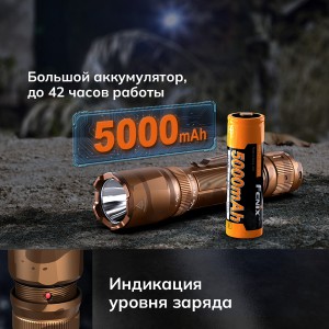 Фонарь Fenix тактический TK20R UE 2800 люмен камуфляжный арт.: TK20RUEdy [FENIX]